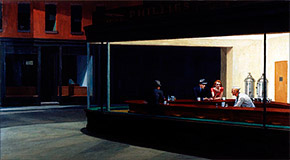 Edward Hopper, Nighthaws in Chicago, 1942.