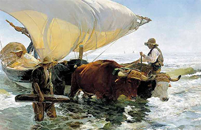 Sorolla, La vuelta de la pesca, 1895